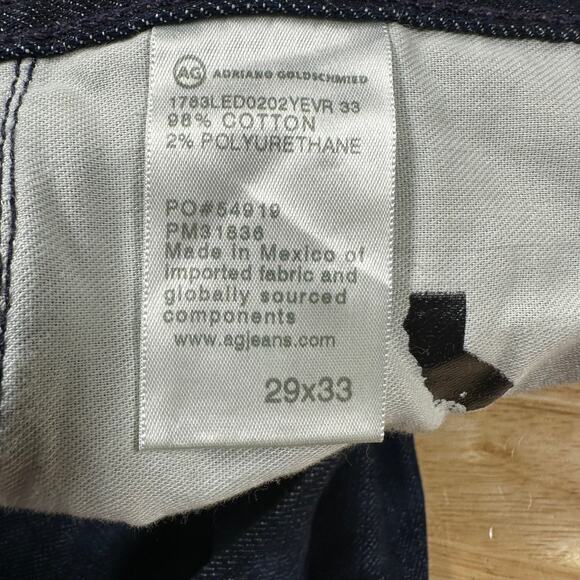 AG Adriano Goldschmied Tellis Modern Slim Men's Size 29 x 33 New With Tags - Picture 8 of 11